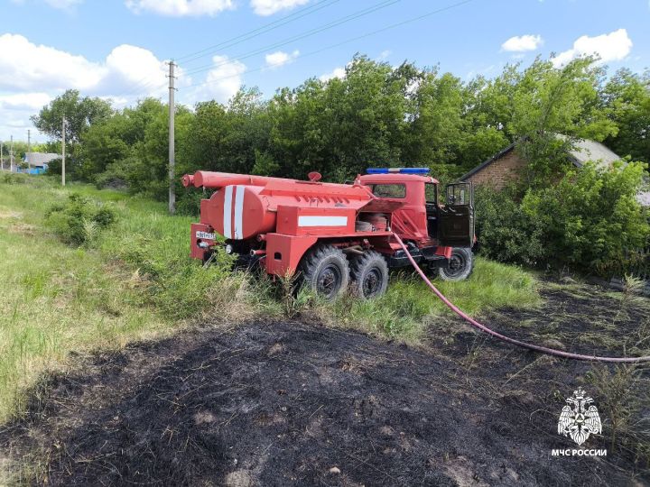 В Белгородской области потушили ландшафтный пожар 