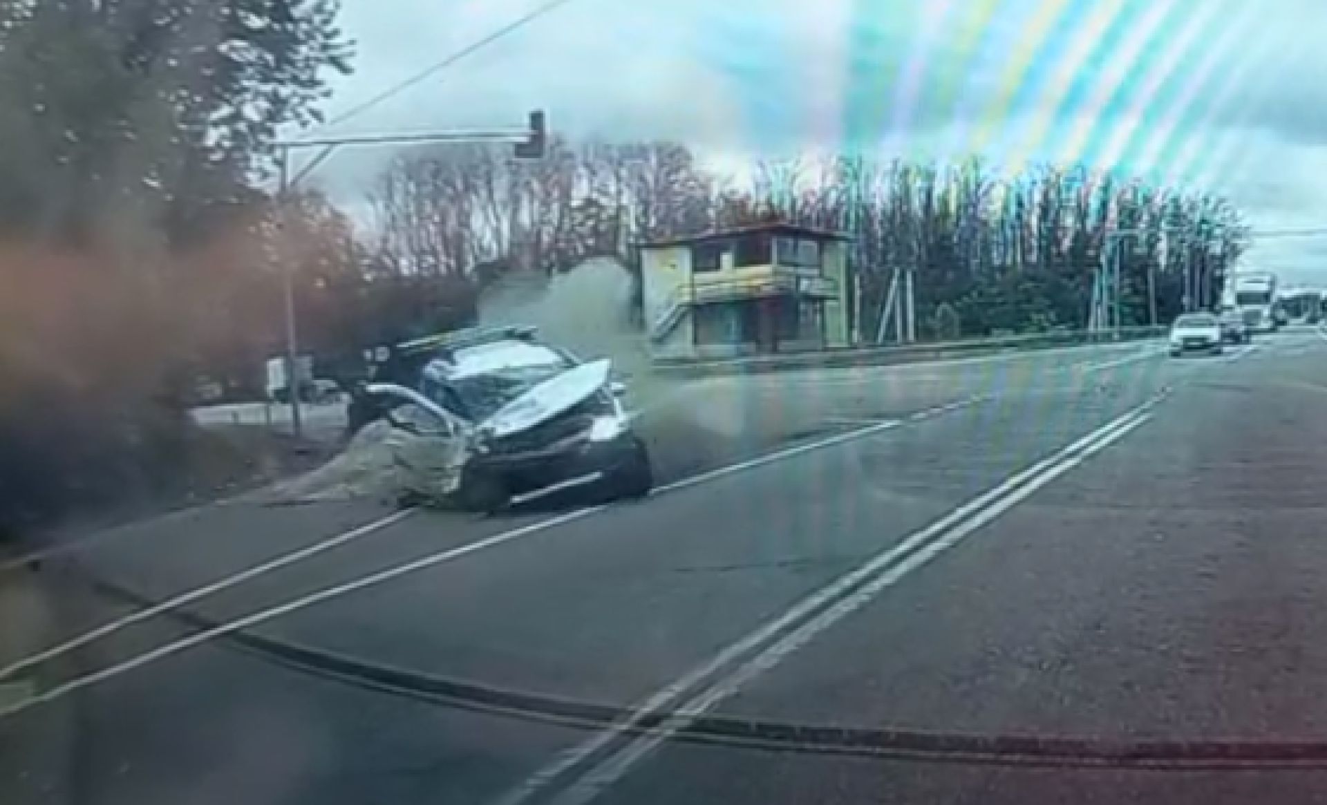 Жёсткое ДТП под Воронежем попало на видео&nbsp;