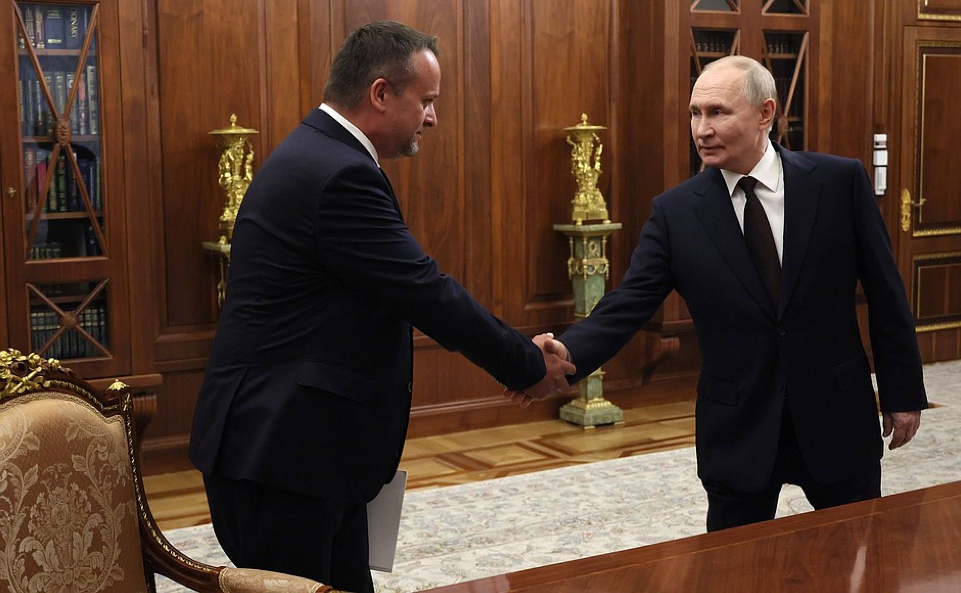 Андрей Никитин и Владимир Путин