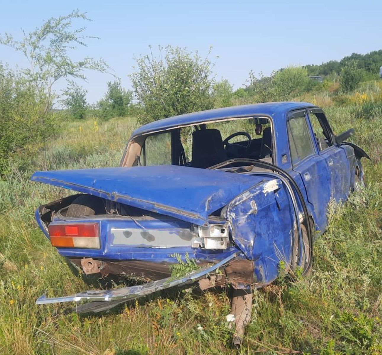 16-летний подросток погиб в&nbsp;опрокинувшемся автомобиле