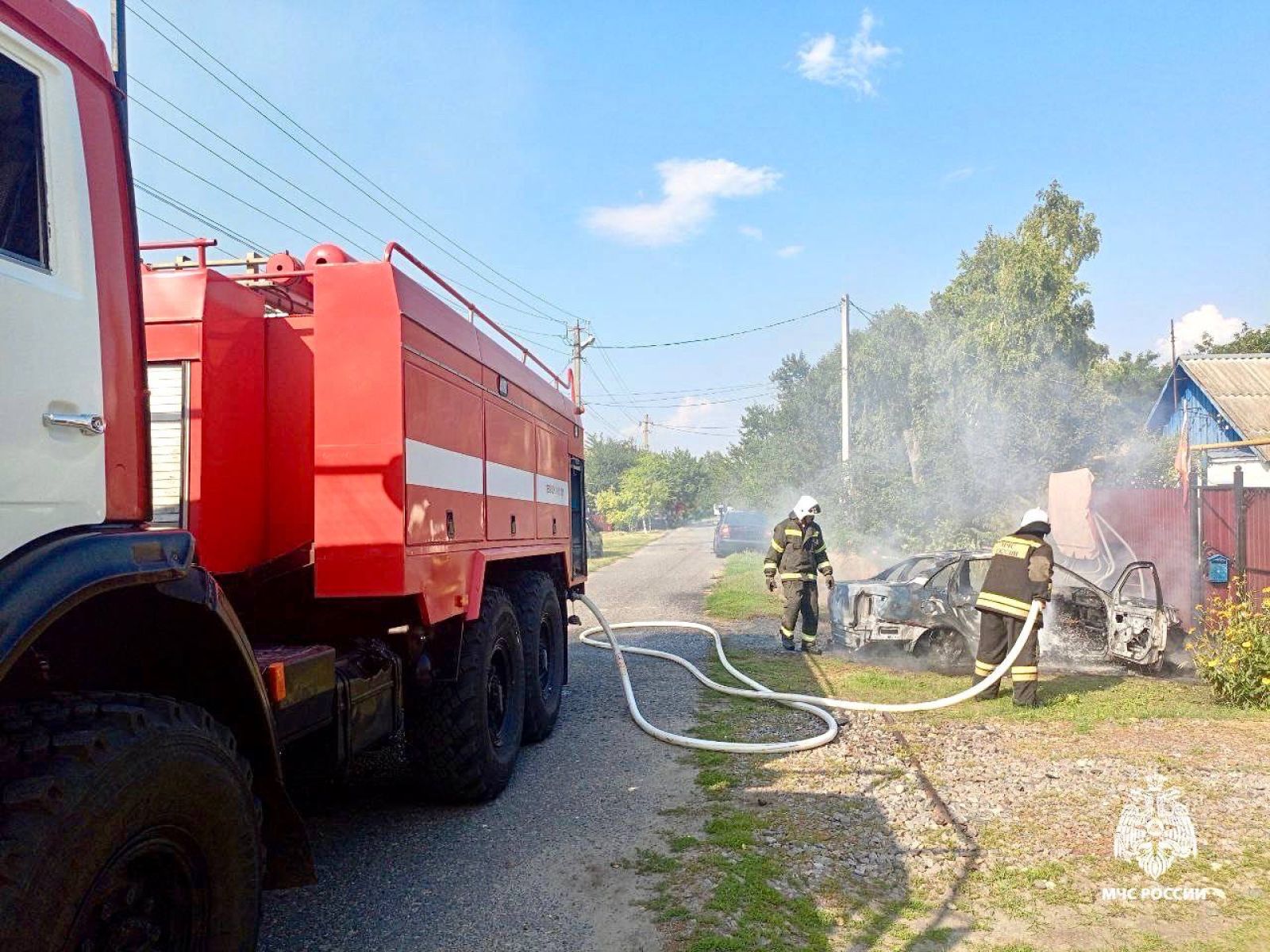 Под Белгородом сгорел ресторан