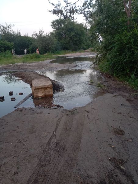 «Великий потоп» на улице Циолковского взбесил воронежцев