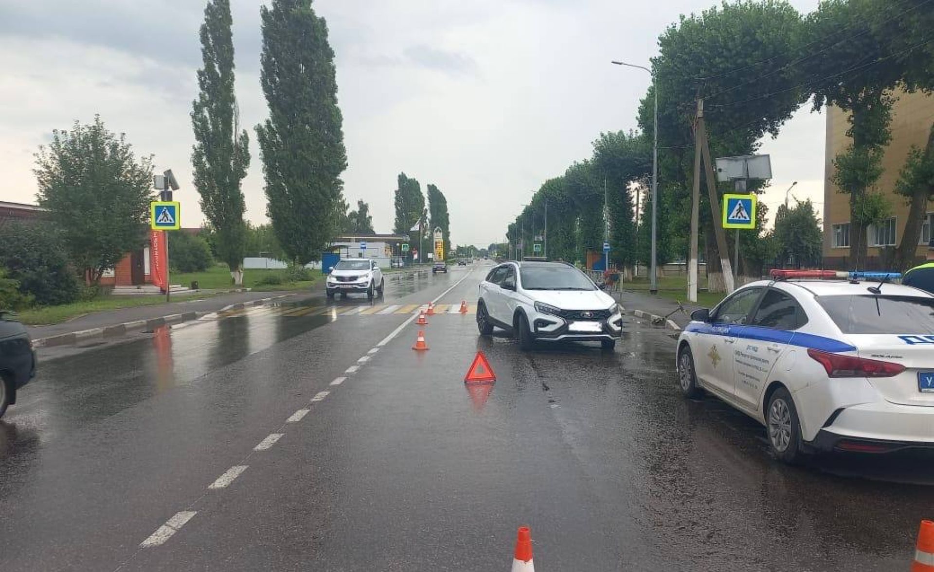 В Грязях на пешеходном переходе сбили 8-летнего ребёнка