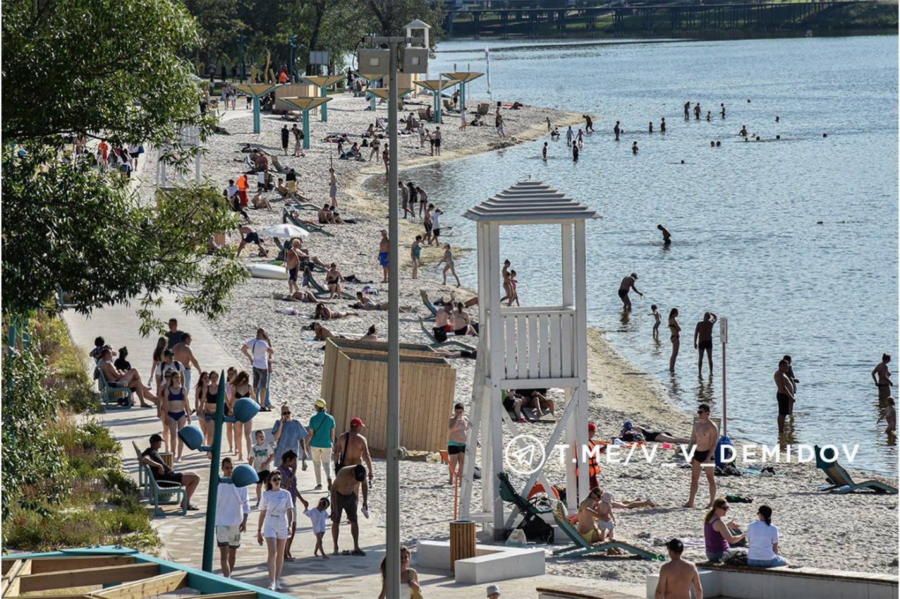 В Белгороде пляжи оборудовали детекторами дронов