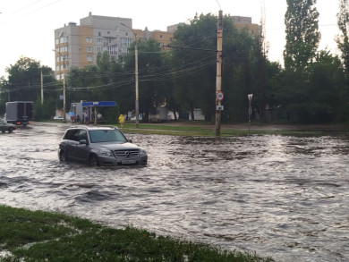 Опубликована карта самых затапливаемых после ливней мест в Воронеже 