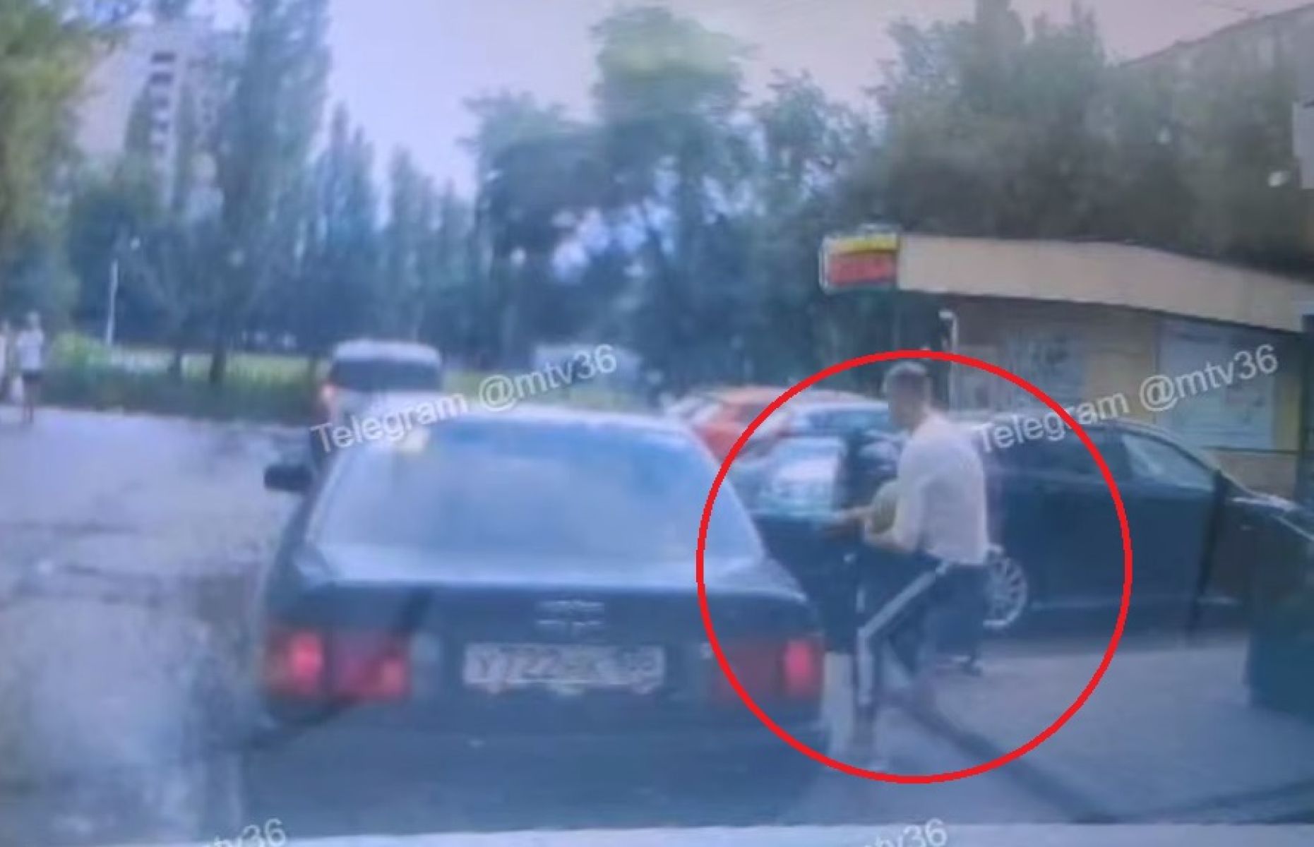Дерзкое похищение арбуза в&nbsp;Воронеже попало на&nbsp;видео