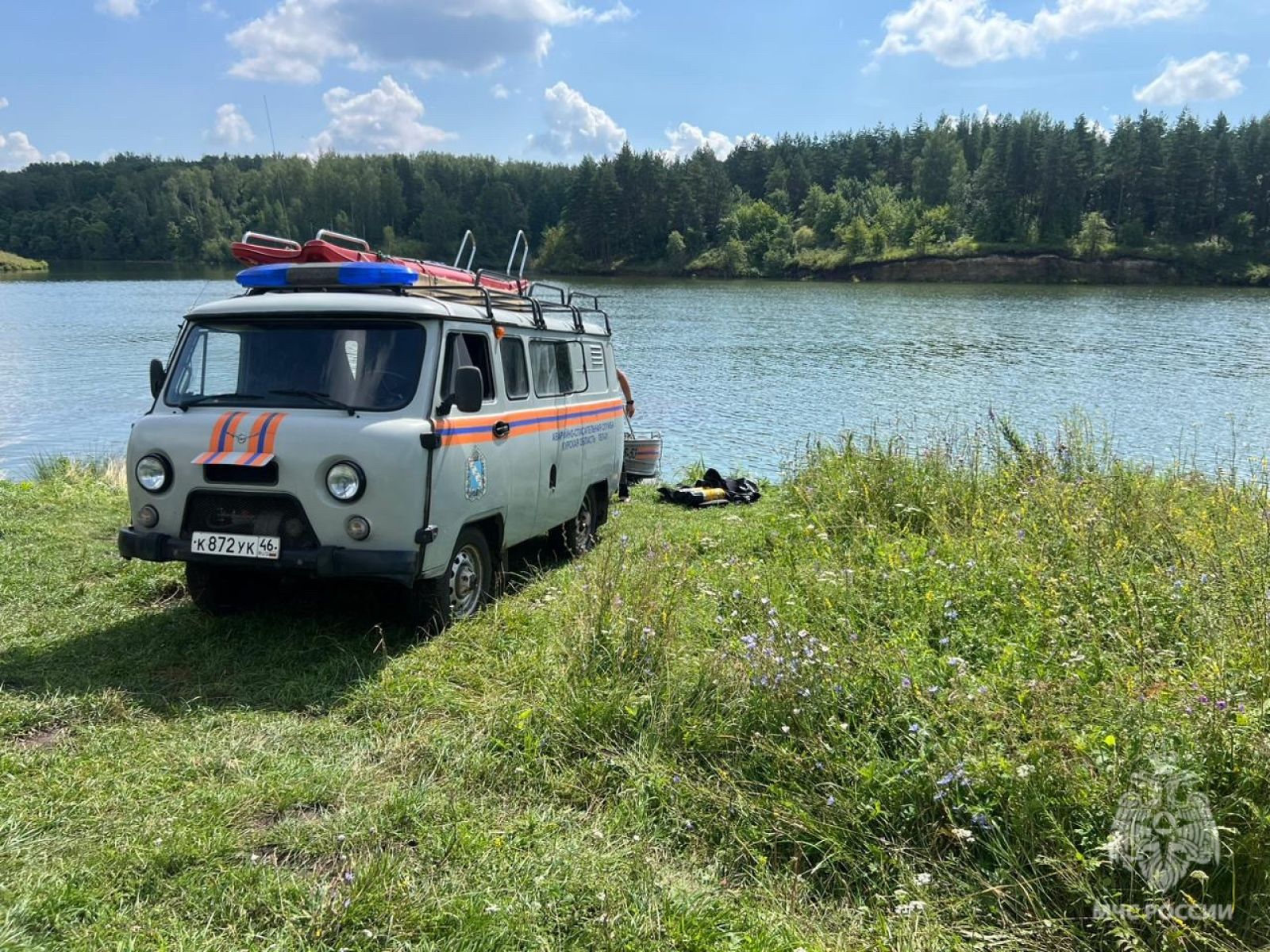 В Курской области молодой мужчина утонул в пруду