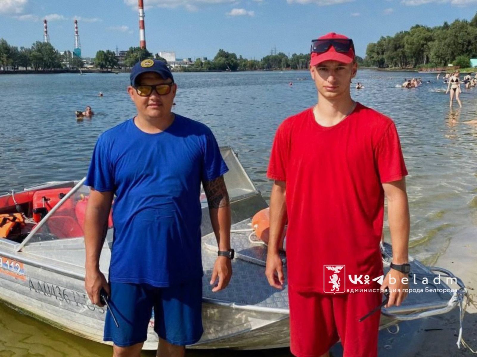 На пляже «Берега» в Белгороде спасатели вытащили из воды тонущую 12-летнюю девочку
