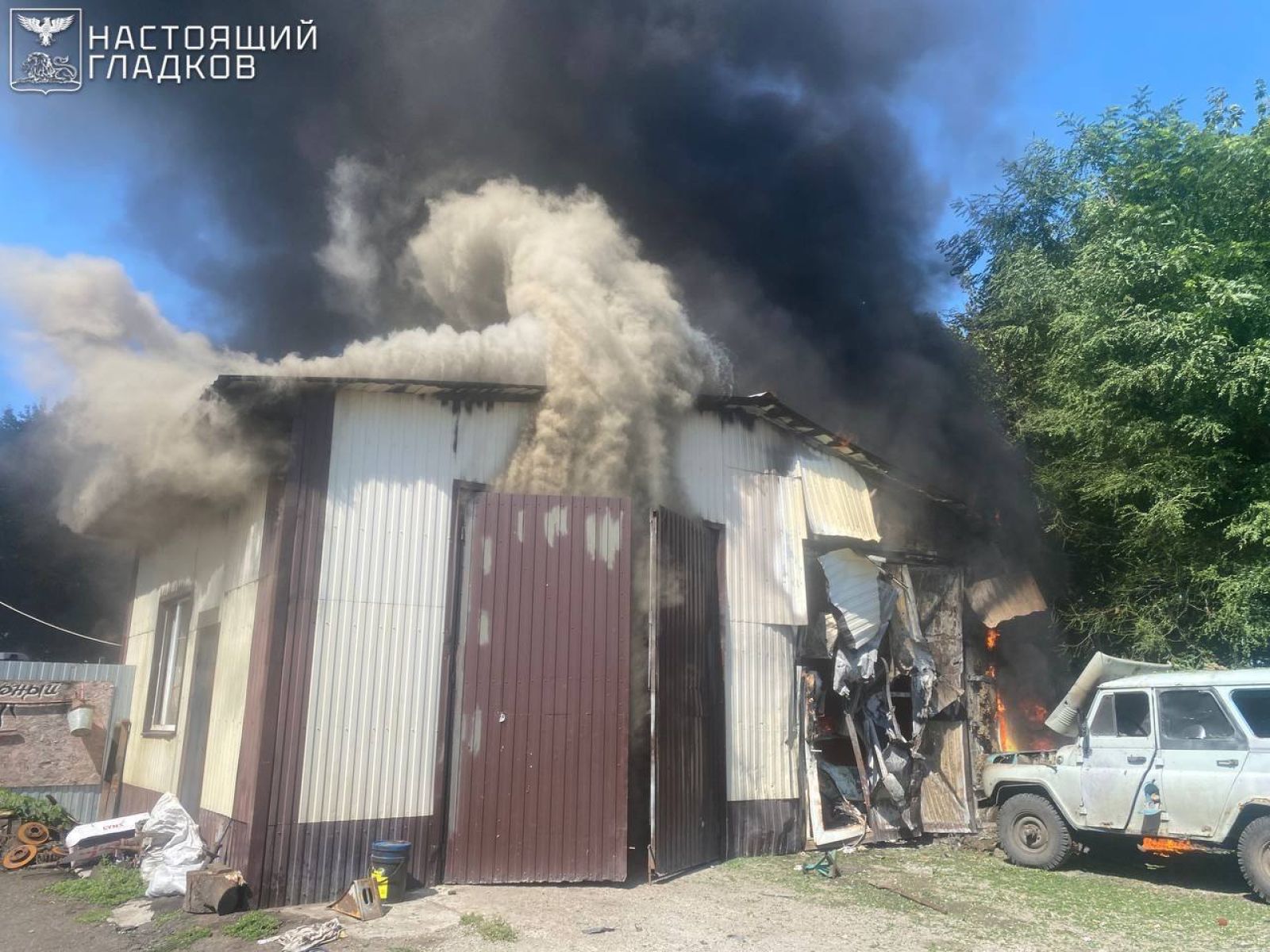 Под Белгородом беспилотник ранил гражданского и повредил коммерческое здание