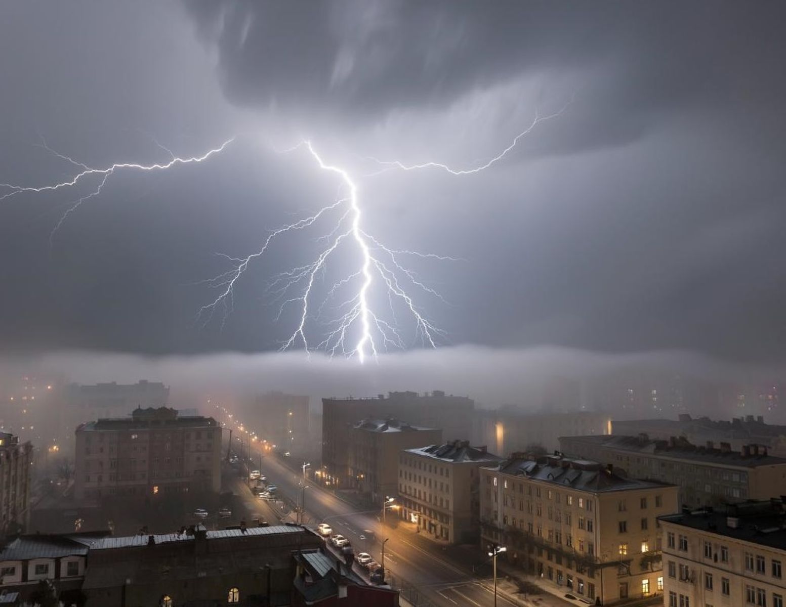 Грозы надвигаются на Воронеж