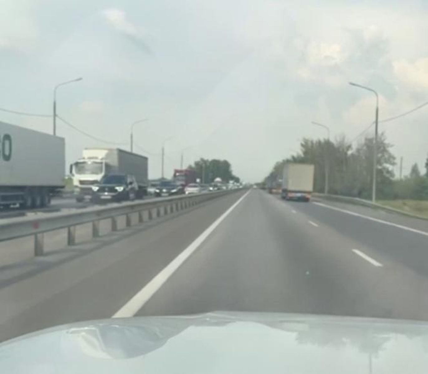 Трёхкилометровый затор на липецкой трассе образовался после аварии&nbsp;