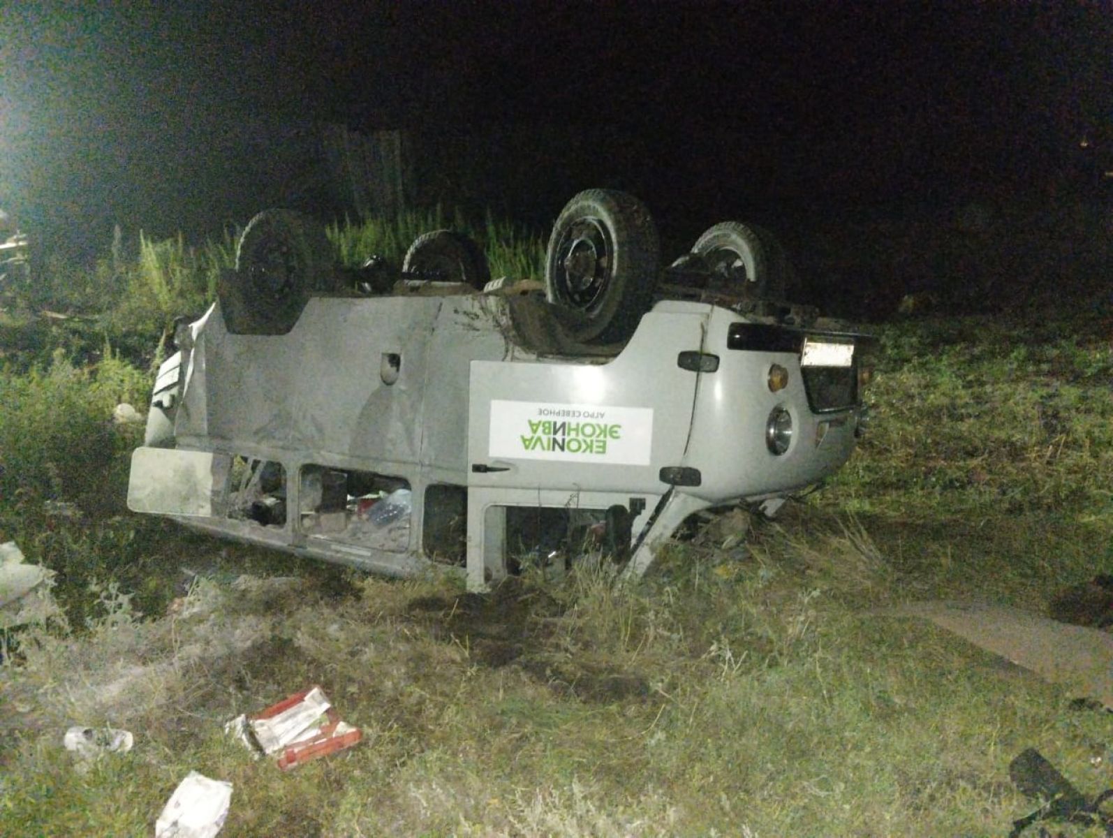 Фура столкнулась с&nbsp;«буханкой» на&nbsp;воронежской трассе — есть пострадавшие