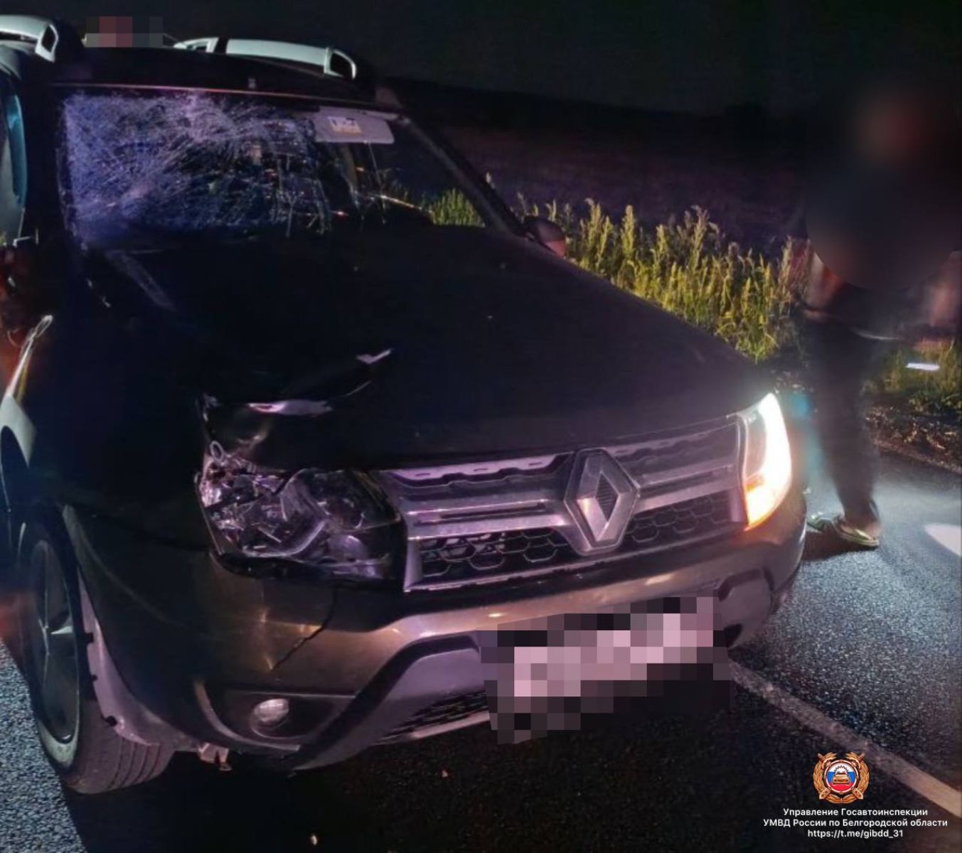 Под Белгородом две иномарки сбили школьника и пенсионера: старик скончался