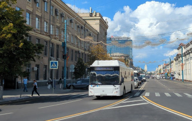 Глава Воронежа Сергей Петрин рассказал о приобретении новых автобусов и увеличении их вместимости — когда ждать изменений