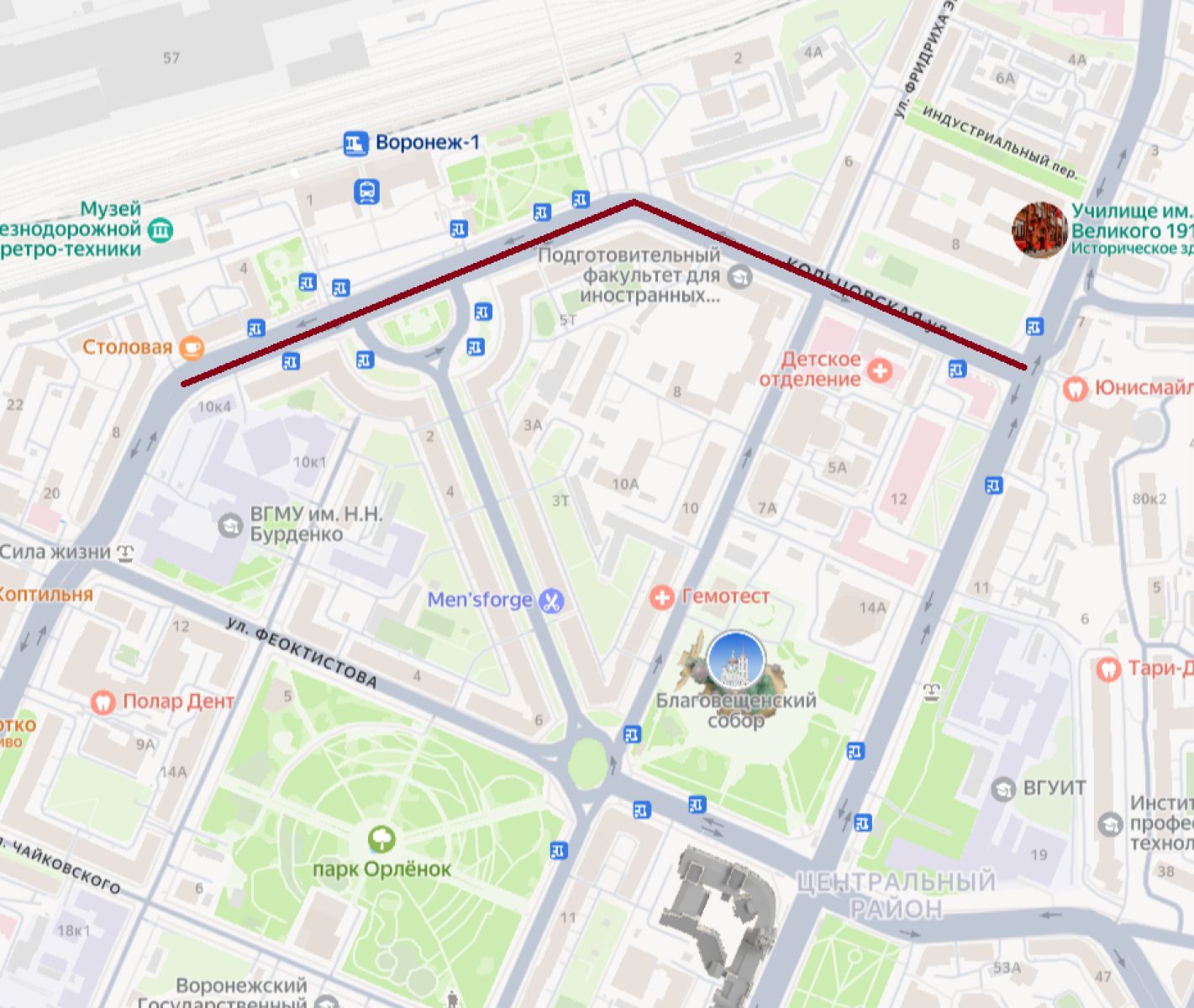 Улицу в центре Воронежа перекроют&nbsp;