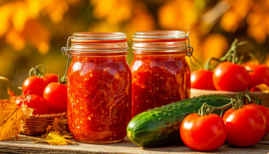 Томатная икра и аджика. Топ-5 вкуснейших заготовок на зиму 