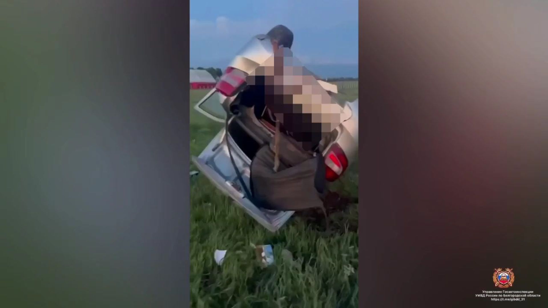 ДТП с переворотом под Белгородом: молодой водитель оказался в больнице