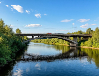Перекроют движение по мосту через реку Усманка