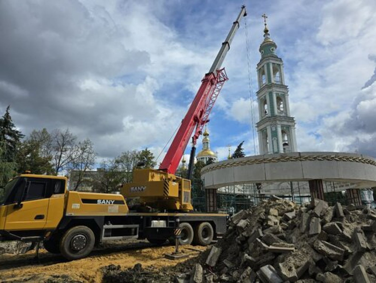 В Тамбове впервые за 55 лет проводится масштабная реконструкция мемориала «Вечная слава»