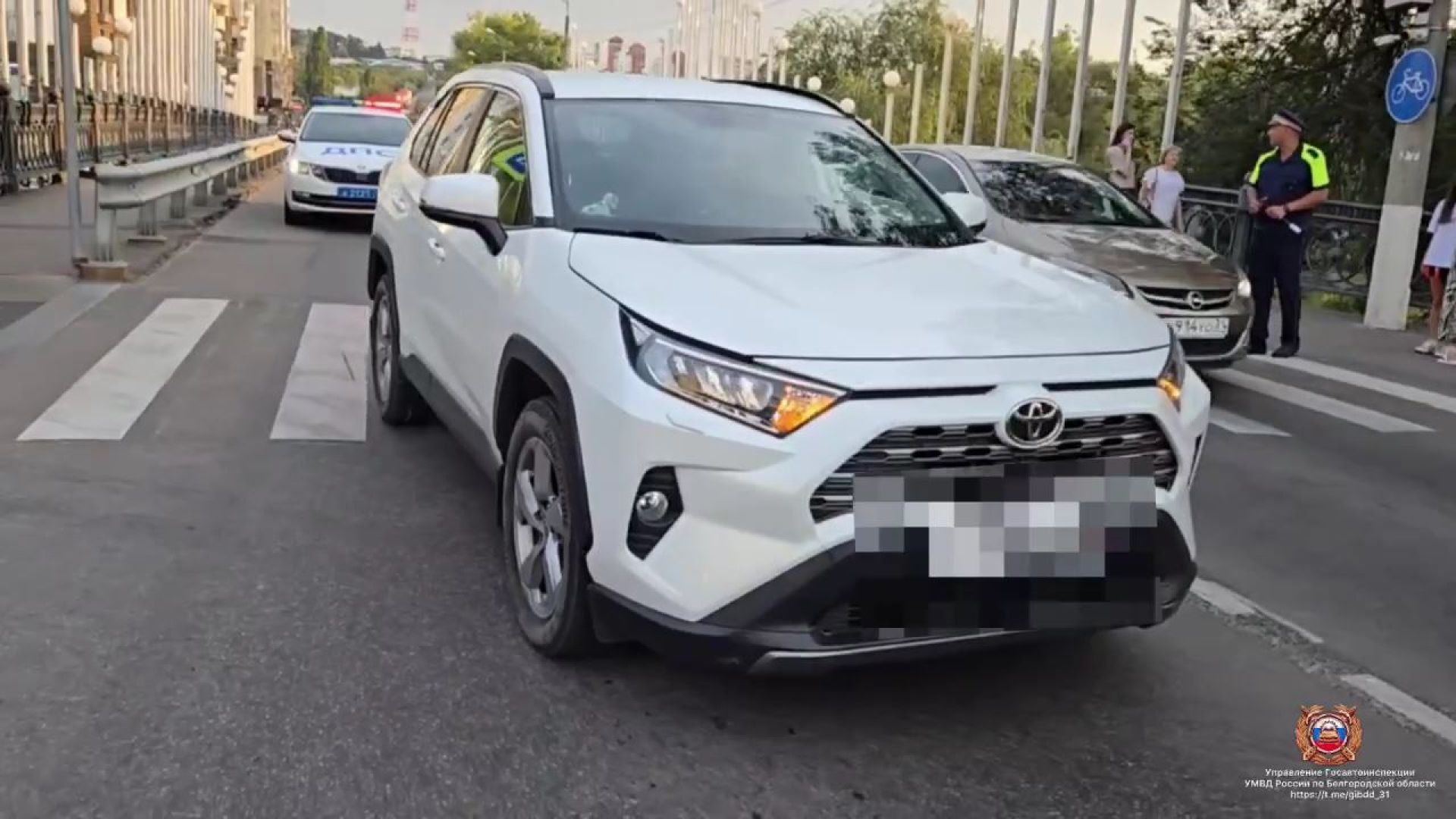 В Белгороде иномарка сбила двухлетнего ребенка на пешеходном переходе&nbsp;