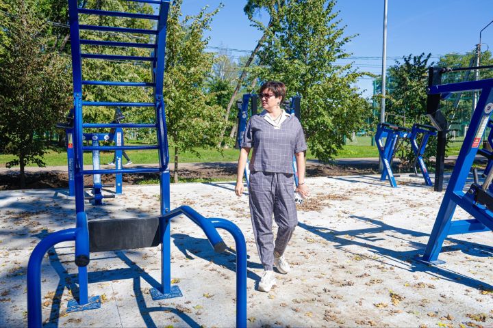 Новые спортивные зоны появились в Курске 