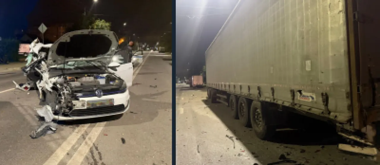 Появились подробности страшного ночного ДТП с фурой в Воронеже&nbsp;