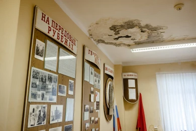 Под Курском чинят Дом офицеров с протекающей крышей и аварийный детский сад