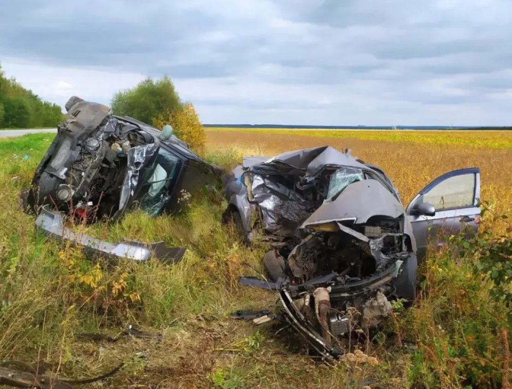 Смертельное ДТП на воронежской трассе показали от первого лица&nbsp;