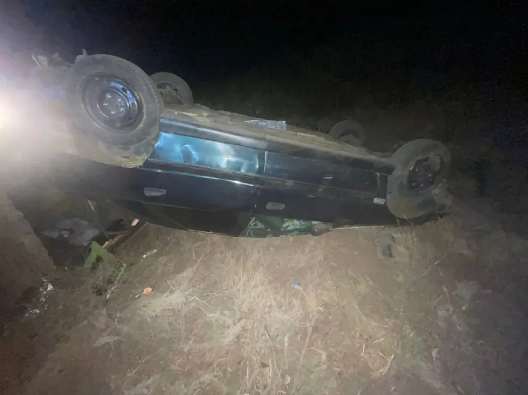 Машина опрокинулась в&nbsp;кювет на&nbsp;воронежской трассе: пострадала девушка