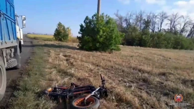 Белгородец погиб в результате столкновения электровелосипеда с грузовиком