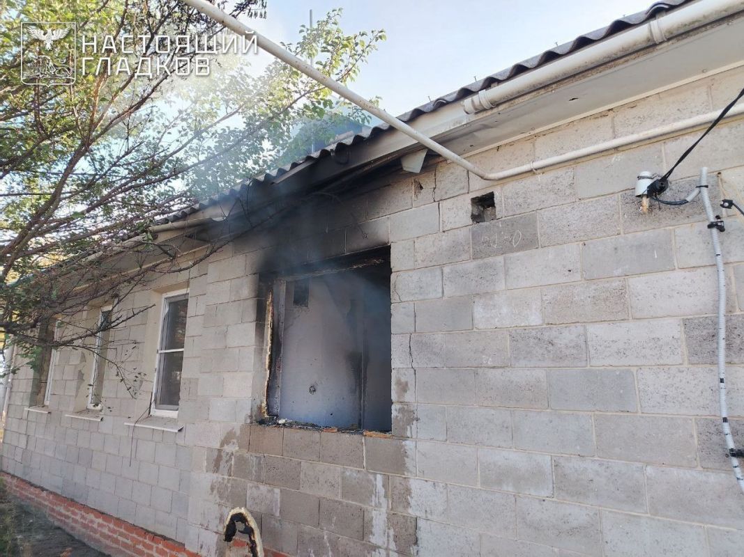 БПЛА влетел в частный дом под Белгородом