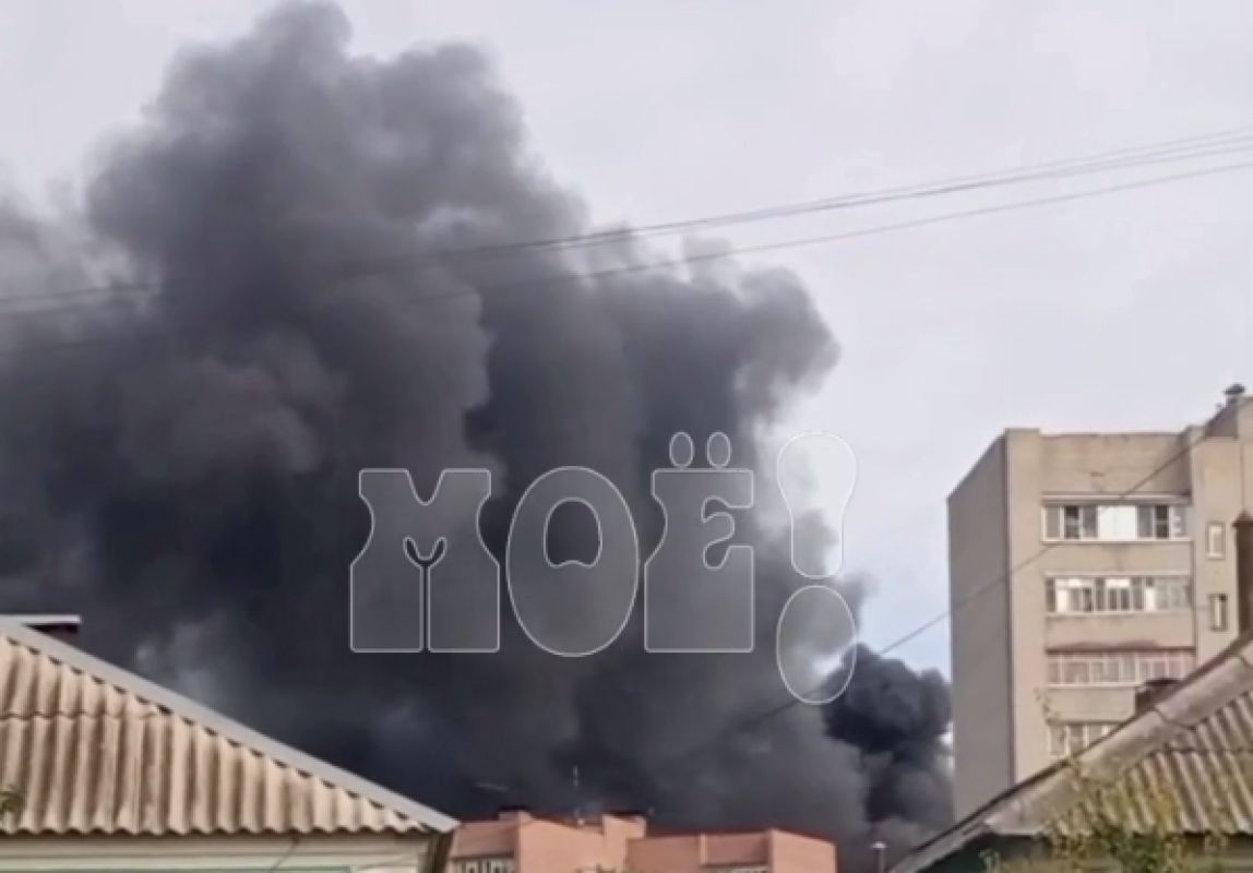 Огромный чёрный дым на левом берегу встревожил воронежцев