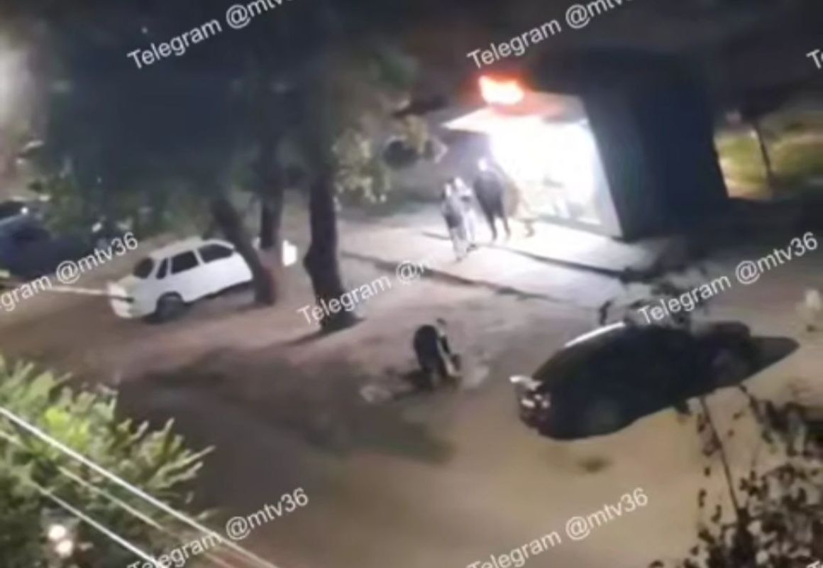 «Это бои без правил?» Ночная драка с перекрытием дороги попала на видео в Воронеже