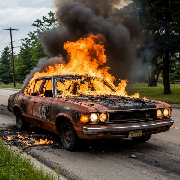 Беспилотник атаковал автомобиль в поселке под Курском