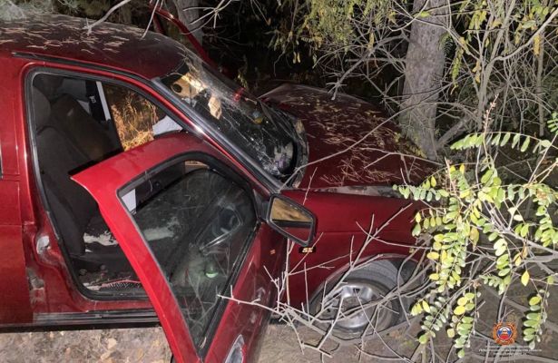 Молодой водитель на «Ладе Приоре» под Белгородом врезался в дерево 