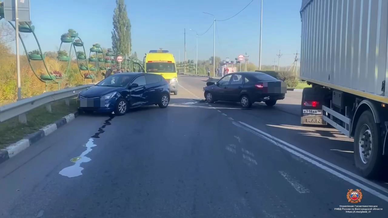 Белгородская лихачка на иномарке спровоцировала ДТП