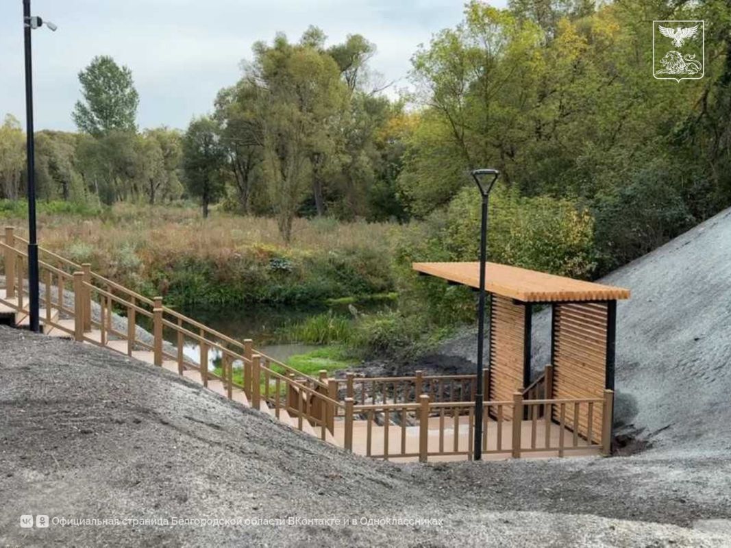 Федеральные средства на комфорт: в Губкине благоустроили популярный родник