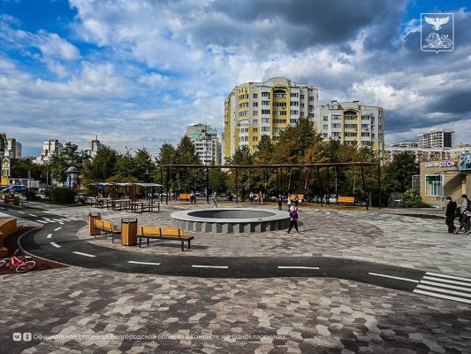 Новое сердце города: в Белгороде открыли обновленный Комсомольский сквер