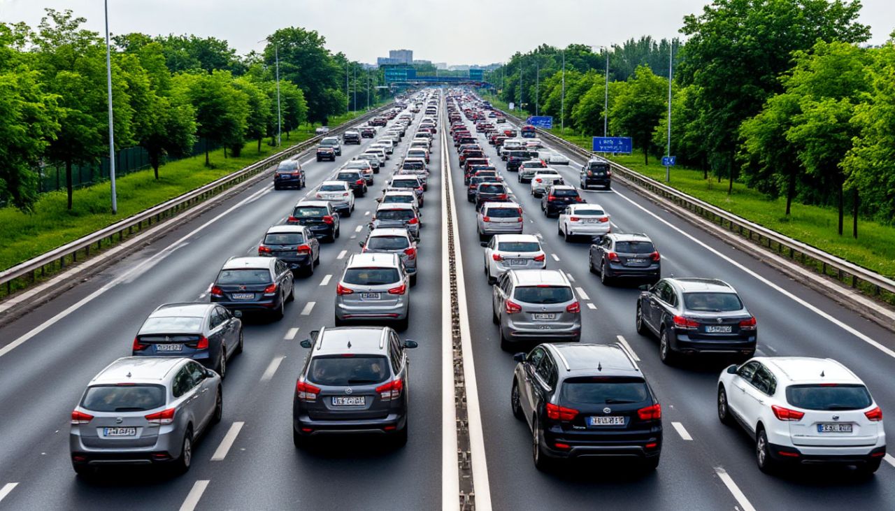 «Выделенки ещё нет, а пробка есть». Воронежские автомобилисты застряли в заторе