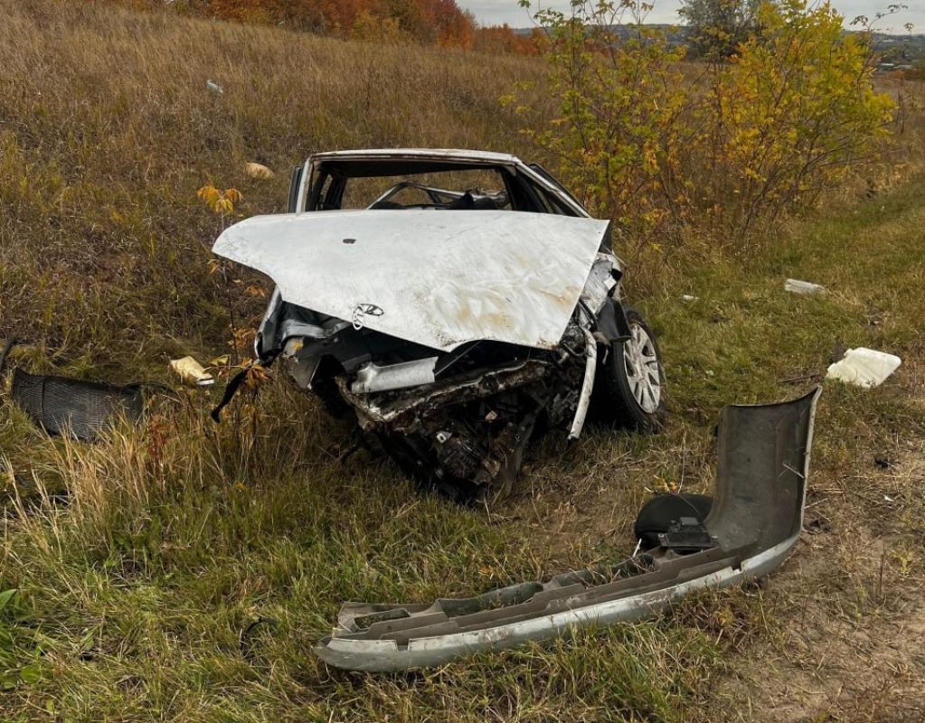 Молодой водитель погиб в&nbsp;аварии с&nbsp;«перевёртышем» на&nbsp;воронежской трассе