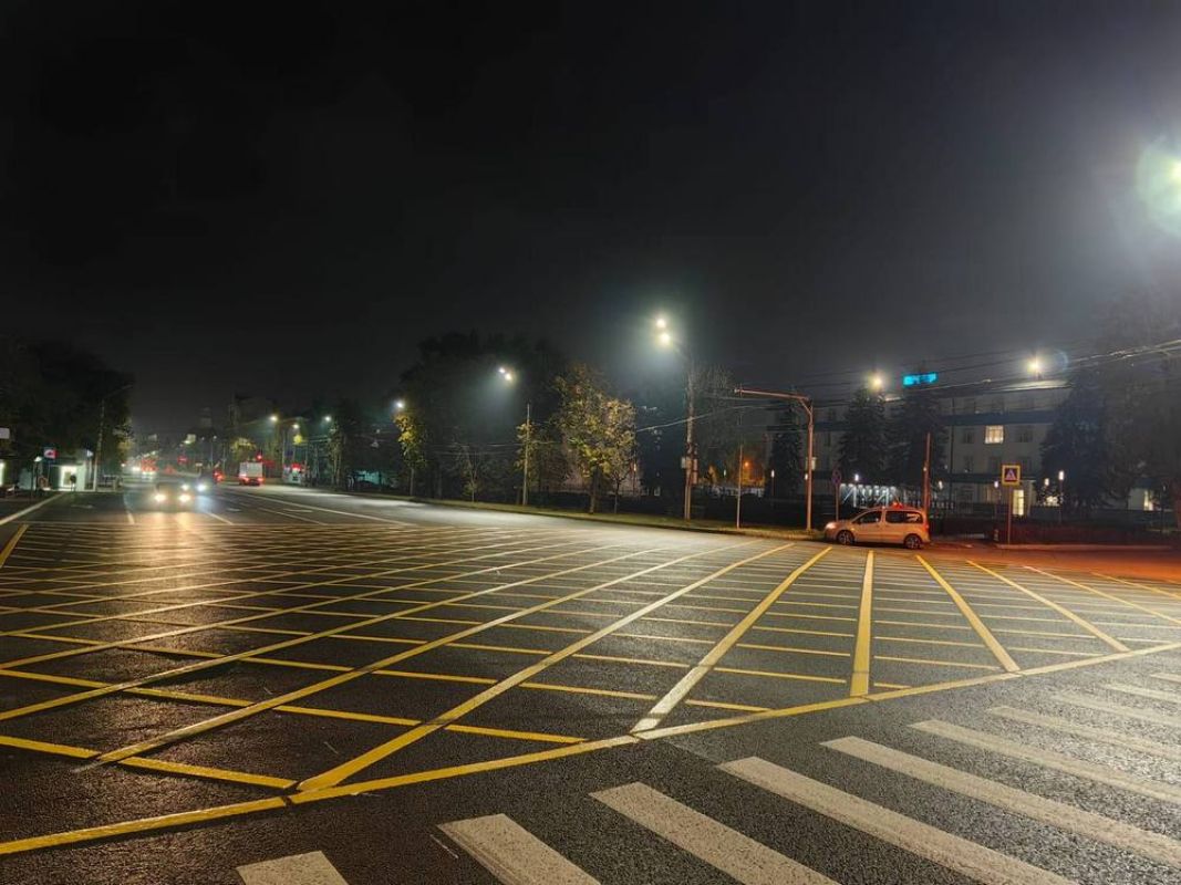 Новая дорожная разметка появилась в&nbsp;Левобережном районе Воронежа