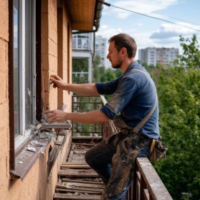 В Курске задержан псевдоремонтник балконов, обманувший клиентов на миллионы