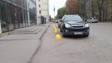 После вмешательства «МОЁ!» открыли для прохода пешеходов тротуар