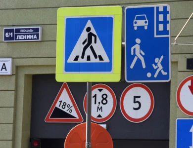 14-летнего мальчика убило упавшим после ДТП дорожным знаком в Воронеже