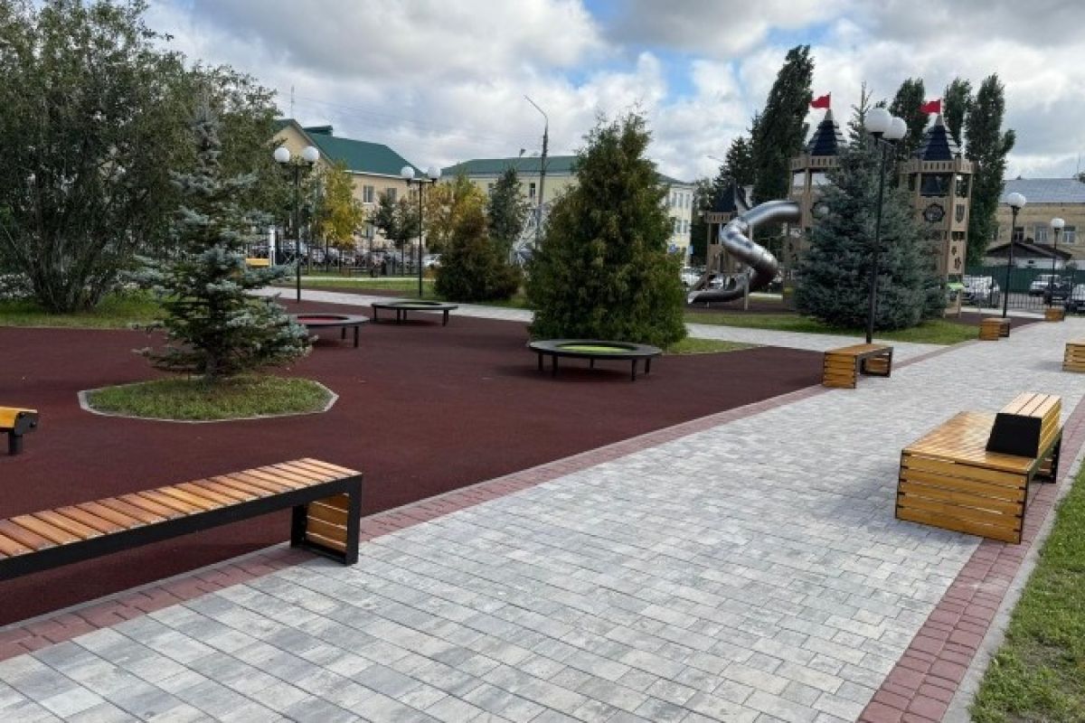 Зелёную площадь в Кирсанове благоустроят до конца ноября