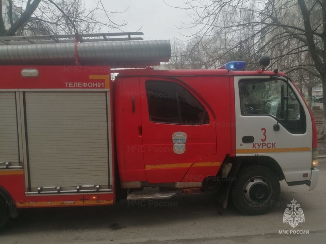 Юго-Западный государственный университет в Курске тушили пожарные