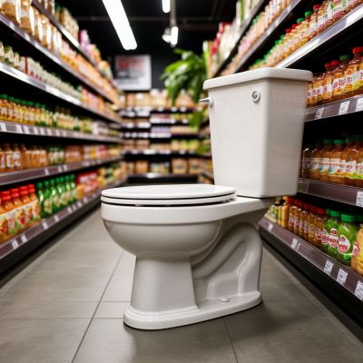 Курянин справил нужду в супермаркете и получил пятнадцать суток ареста