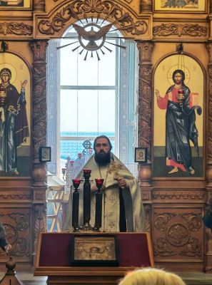 В Белгородской области простились с мужчиной, которого убил солдат-насильник