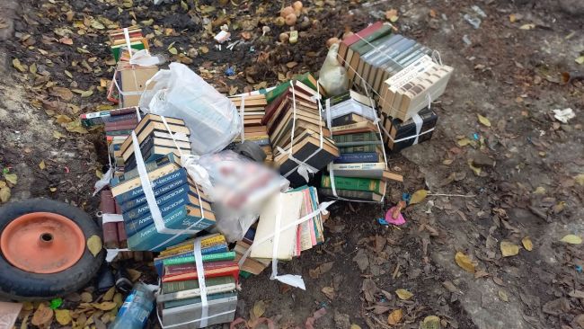 Шокирующую находку у мусорки обнаружили воронежцы 