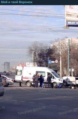 О сбитом на Заставе мотоциклисте сообщили воронежцы